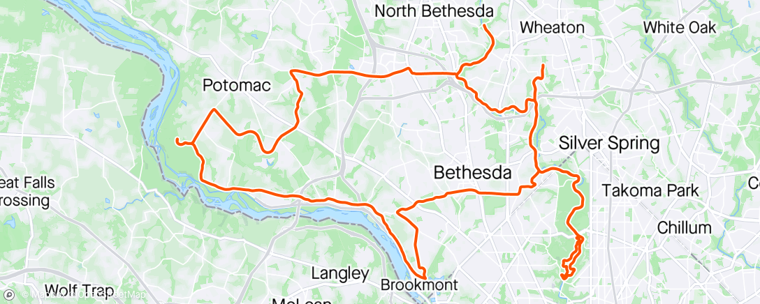 Map of the activity, Cappachino ride served cold
