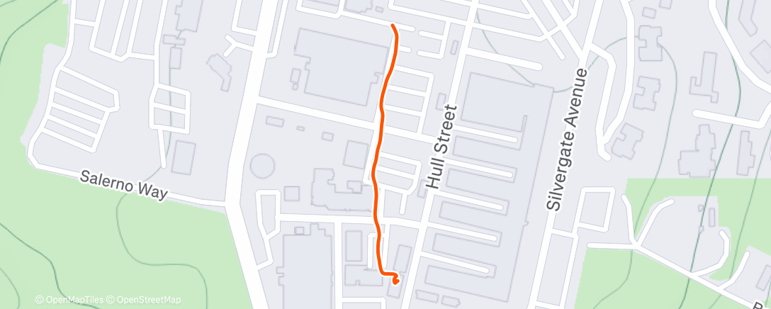 Карта физической активности (Morning Walk)