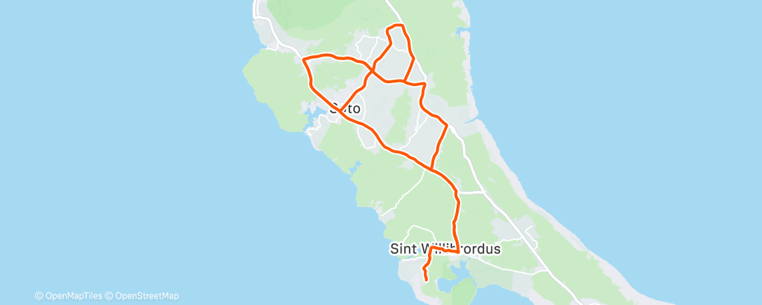 Map of the activity, Rondje met Ed