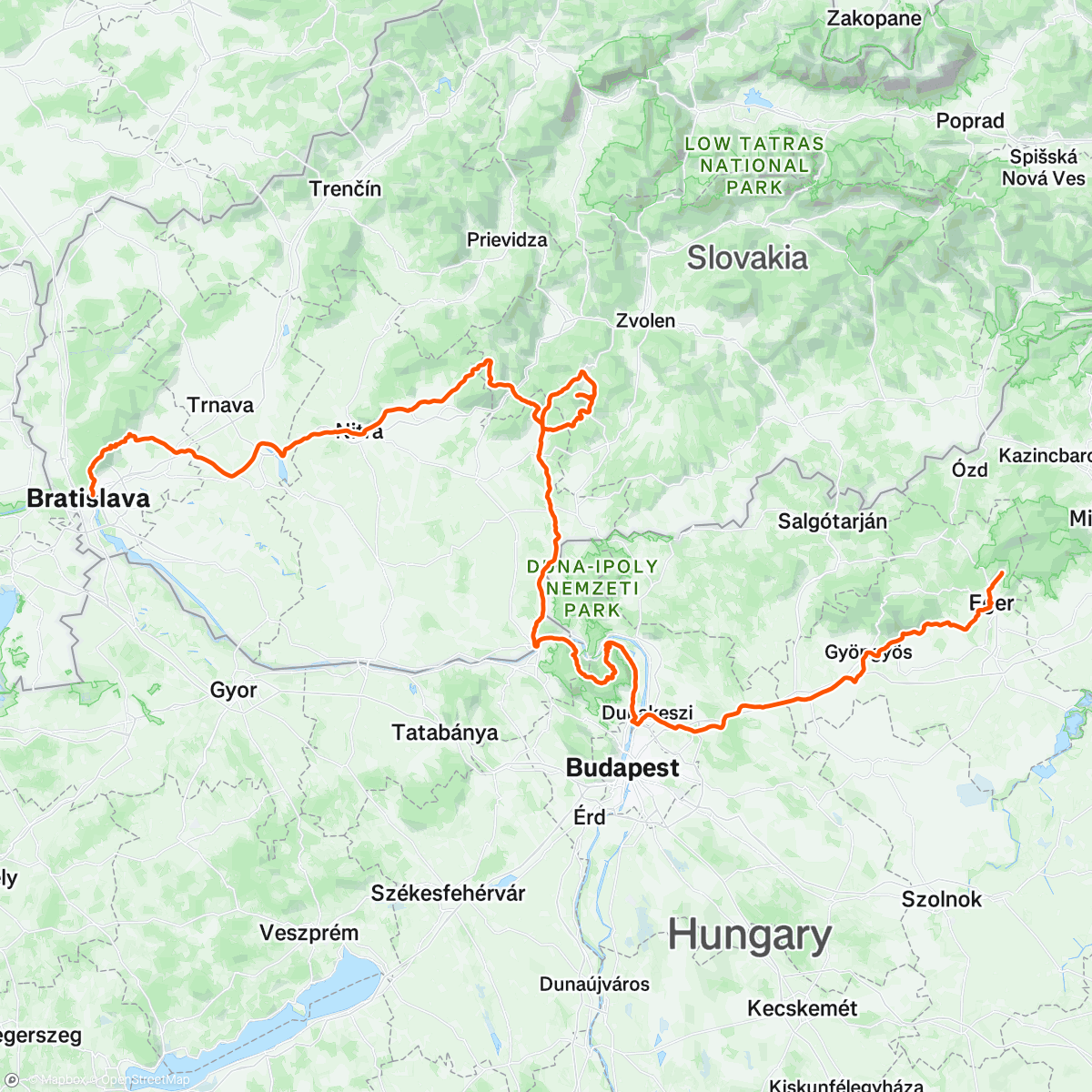 Map of the activity, RTSK 25 part 1