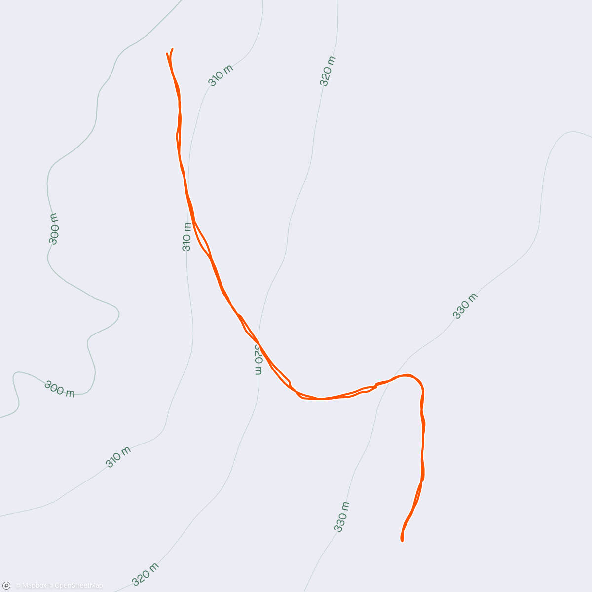 Map of the activity, Walk with Morphy