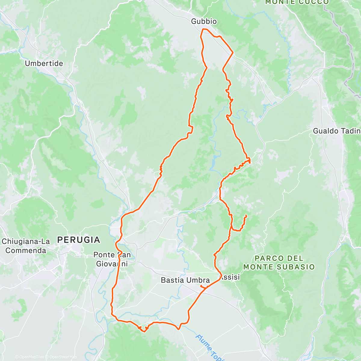 Map of the activity, Morning Ride