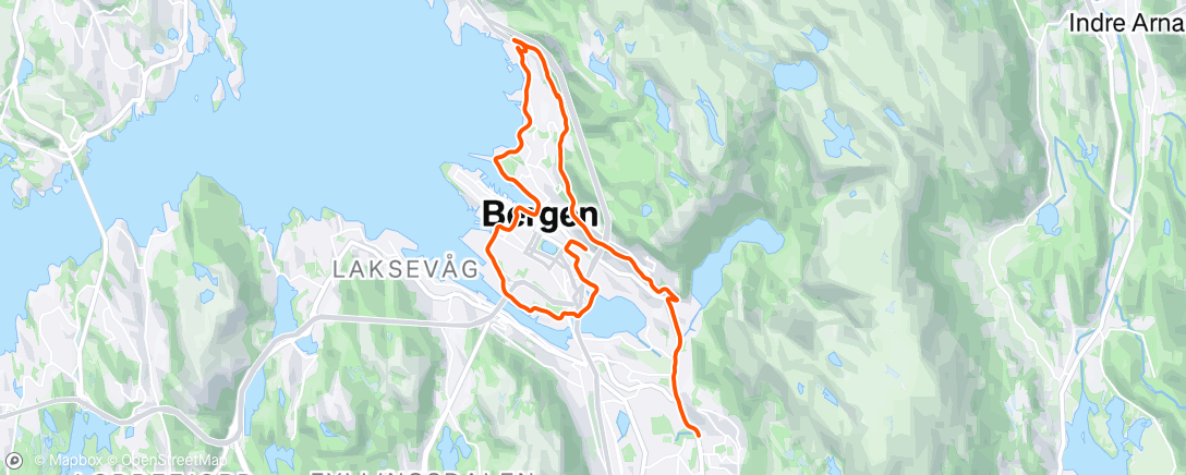 Mapa de la actividad (Easydays easy🦥⛰️ - Fjellveien)