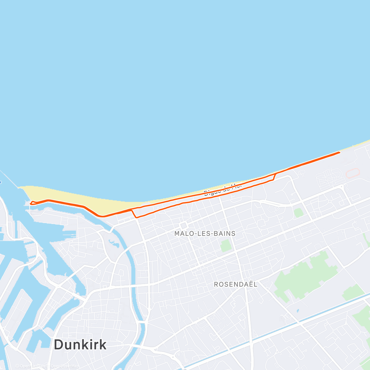 Map of the activity, CAP - 10K de Noël dans le Noooord 🎄🎅🥂