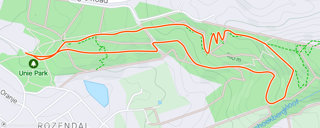 Карта физической активности (Ruf run)