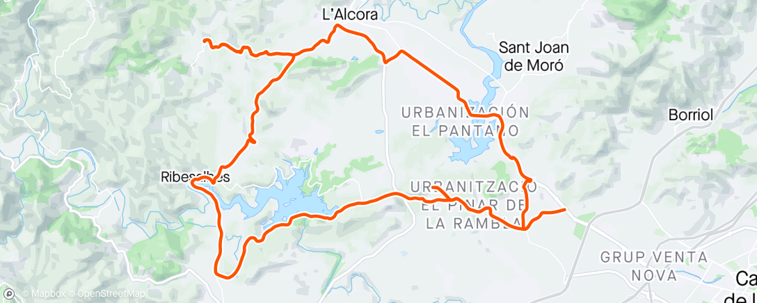 Map of the activity, Araya es buen plan🍺🏁