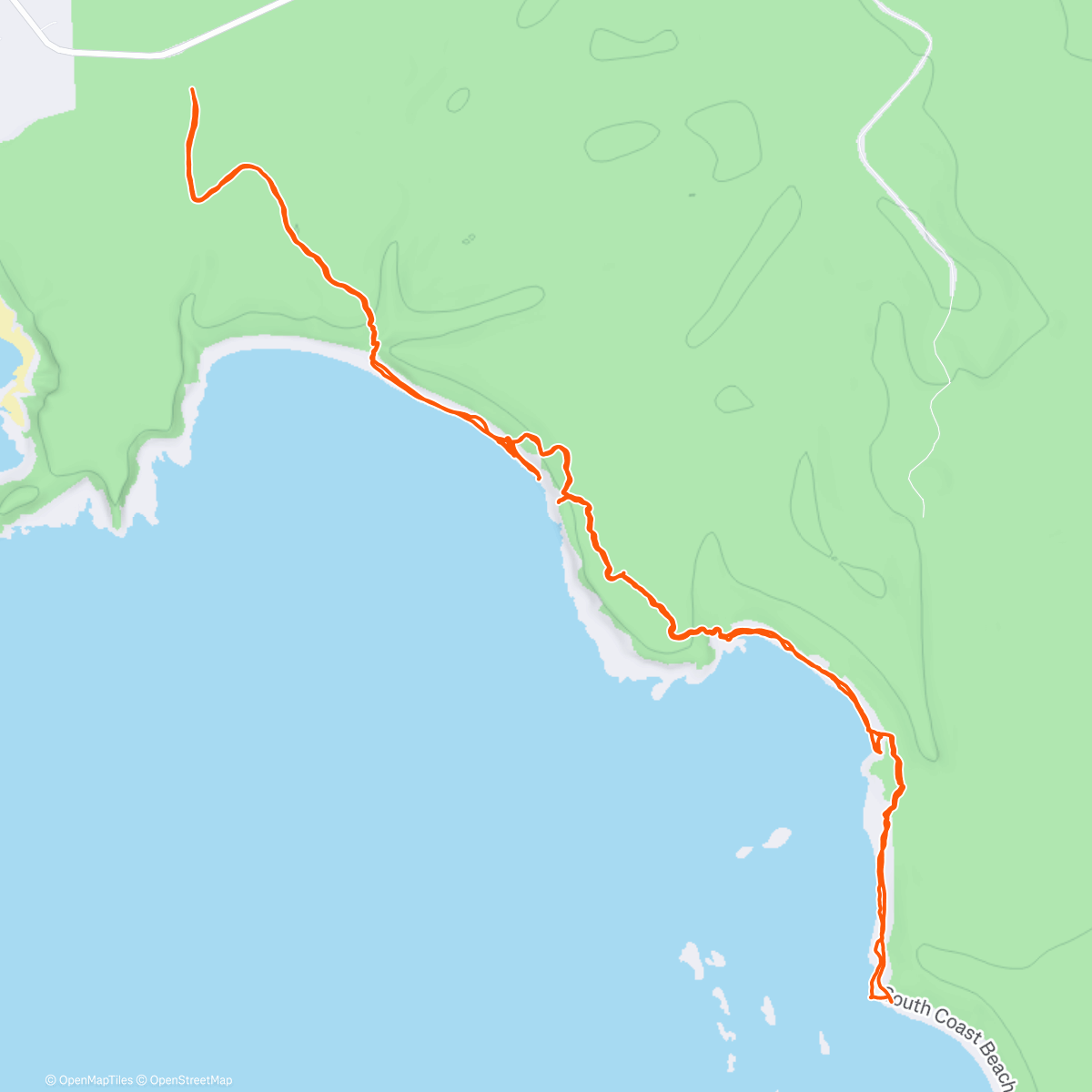 Карта физической активности (Giants Graveyard)