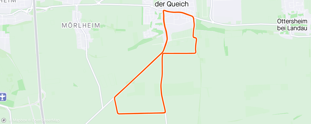 アクティビティ「Offenbach Queich Letzter P20」の地図
