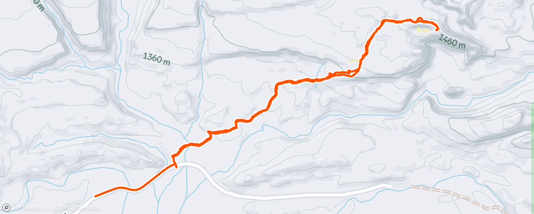 Map of the activity, Delicate arch