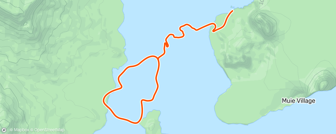 Map of the activity, Zwift - Watopia - Fatboy is trying