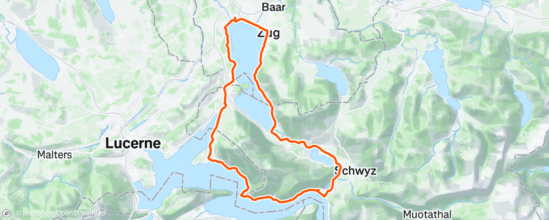 Carte de l'activité Lunch Ride