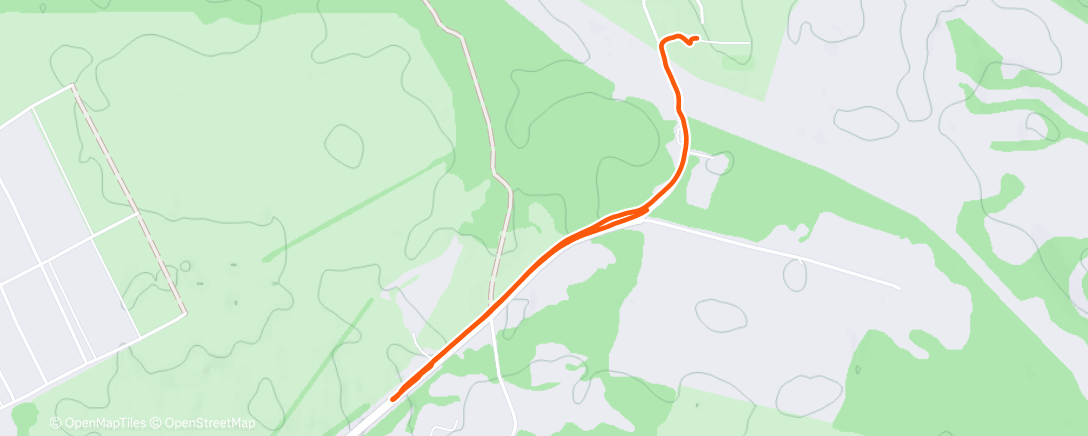 Map of the activity, Трейлраннинг (день)