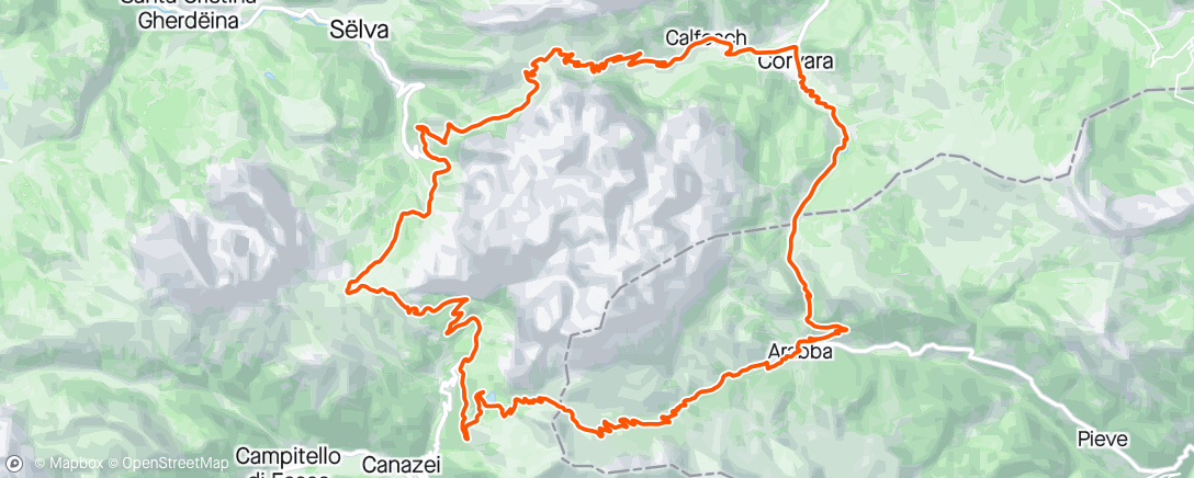 Map of the activity, Morning Ride, rozluckova