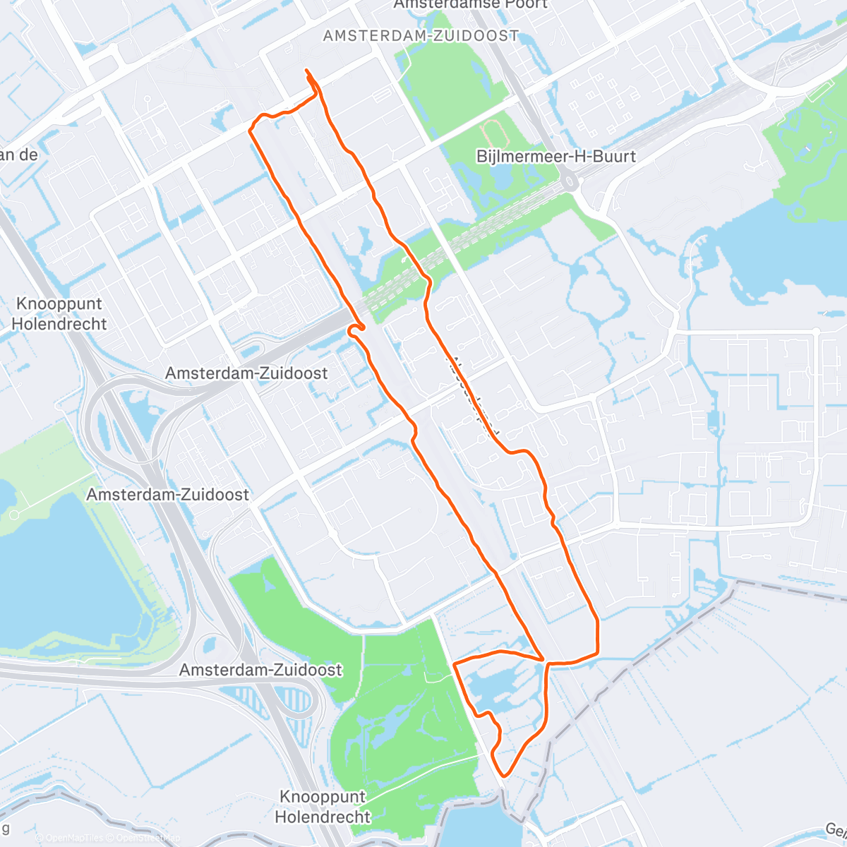 Карта физической активности (Post Lord of the Rings extended marathon recovery run)