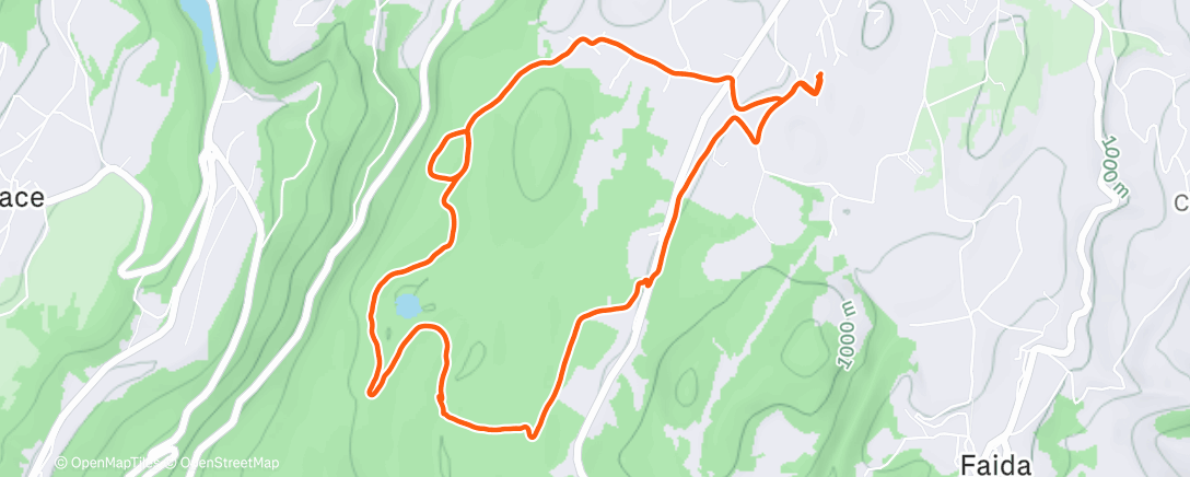 Карта физической активности (Sunset Run. Golden Hour!)