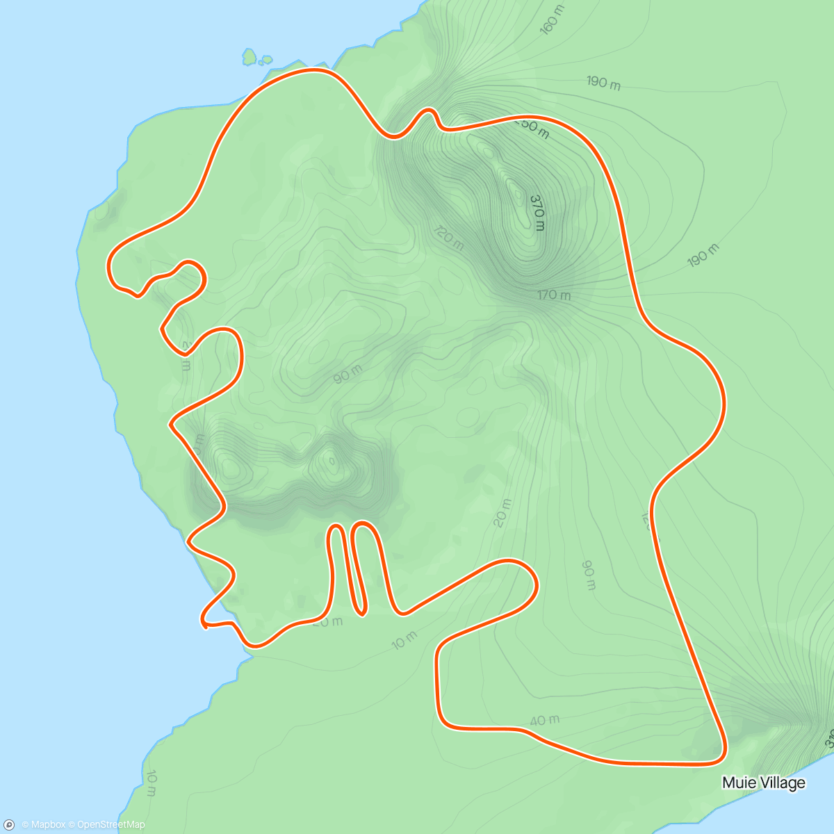 Map of the activity, Zwift - Pre Flight