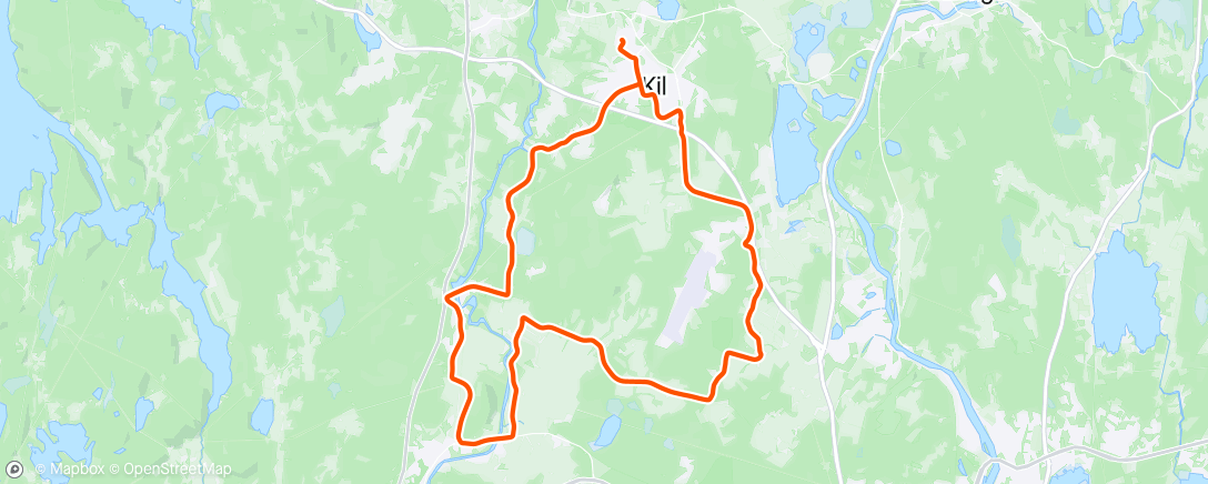 Map of the activity, Evening Ride 😀👍🇸🇪🎼 Sommar sommar sommar..,.,🎶