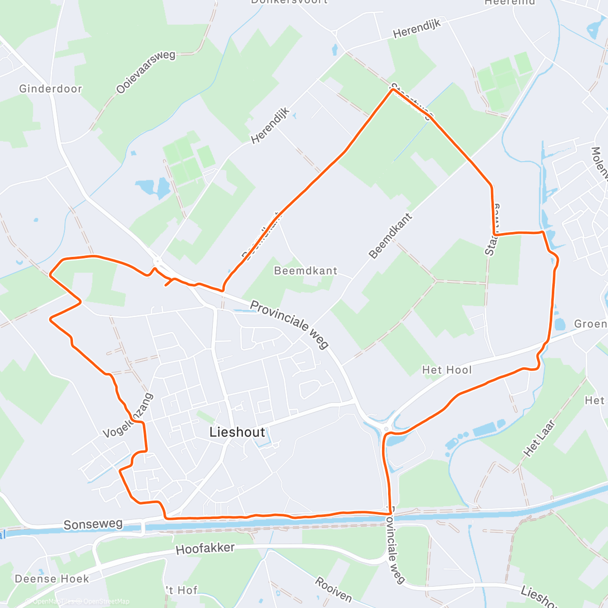 Map of the activity, 🎄 Bonusrondje Brabant | Scott Kinabalu Trail