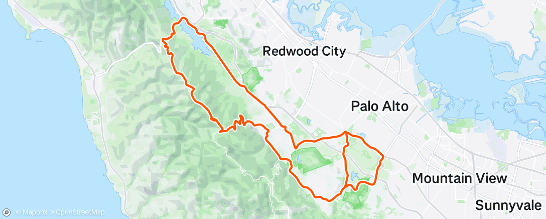 Map of the activity, Morning Ride 🌧️