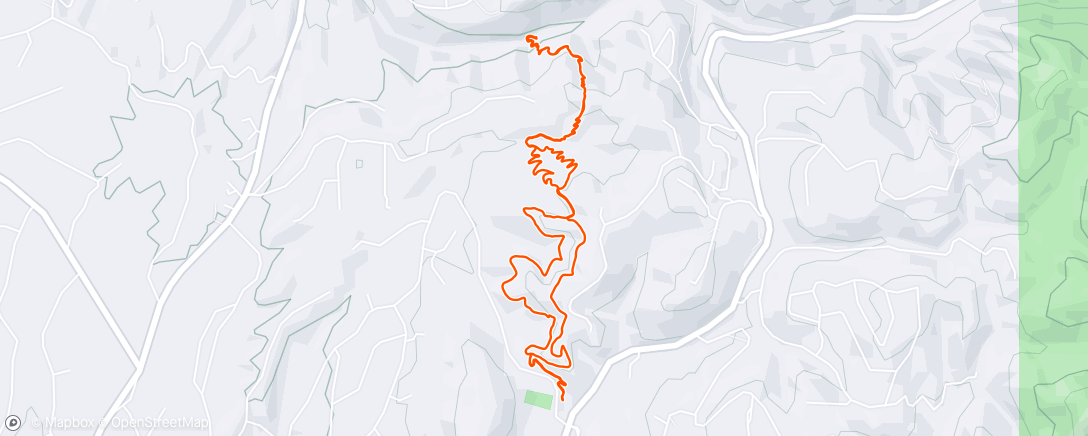 Map of the activity, Northern Dale Ball to Tesuque Creek