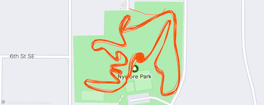Map of the activity, Unicon Cyclocross 🥈