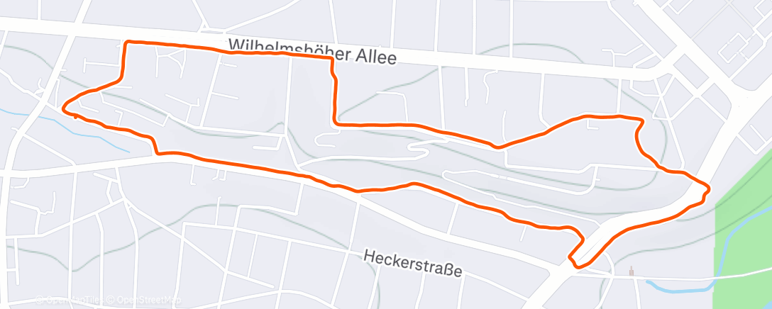Map of the activity, Spaziergang am Nachmittag