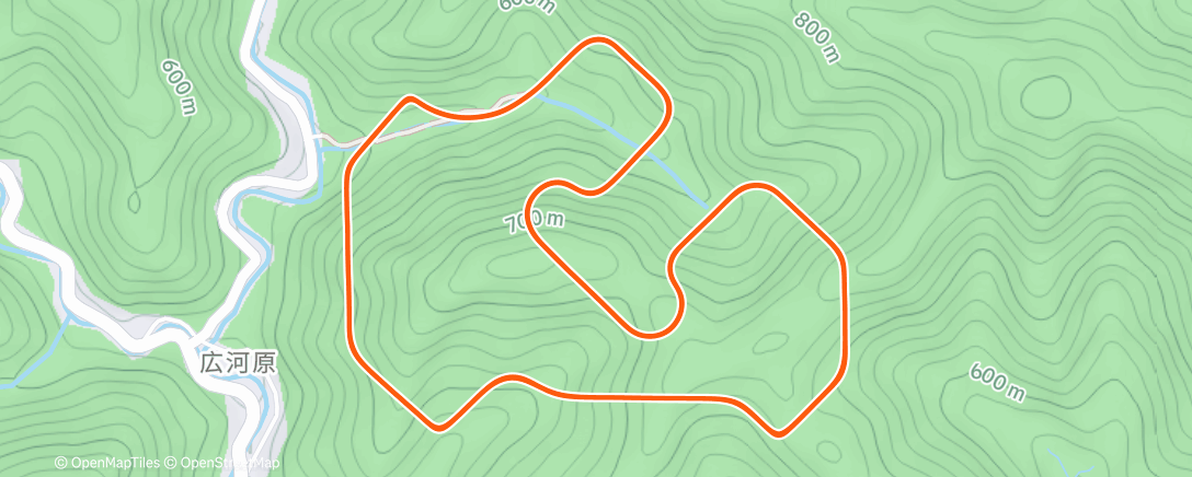 Карта физической активности (MyWhoosh - Tri Endurance #1)