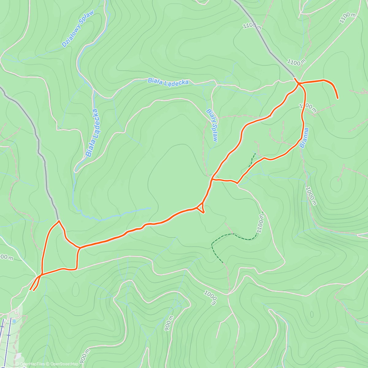 Map of the activity, Paprsek