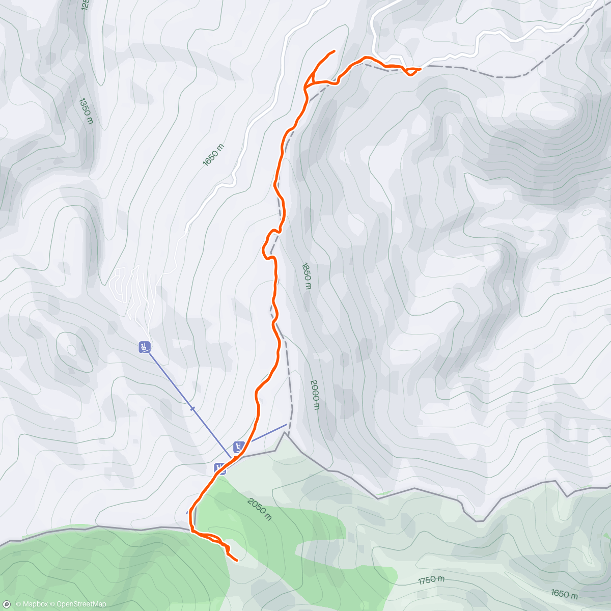 Mapa da atividade, Jedna planina - Kožuf, 2 vrha u 2 države. ZelenBreg u Makedoniji i Tzena u Grčkoj