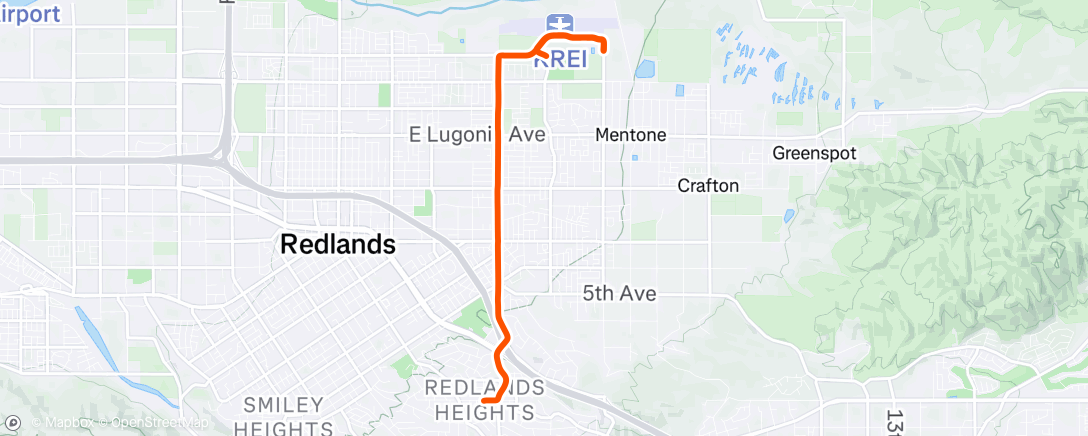 Map of the activity, Morning Ride