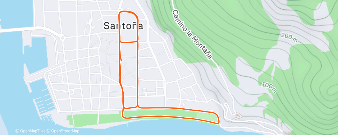 Map of the activity, 🥇 en la 5k de Santoña