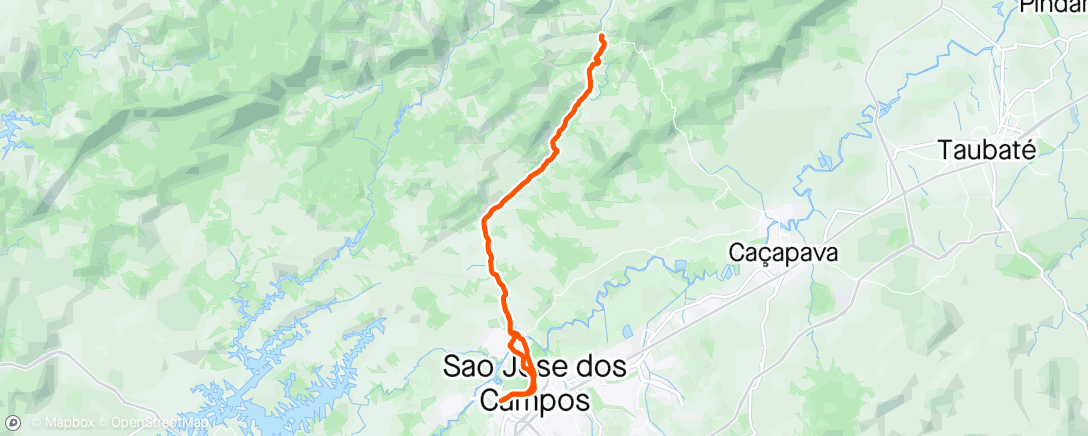Map of the activity, Monterim na passada com os parças 🚀👌
