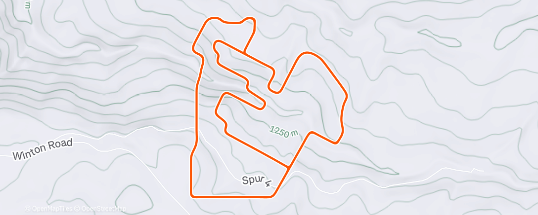 Map of the activity, MyWhoosh - Downtown LA