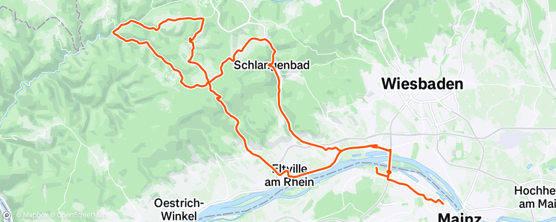 Map of the activity, Taunusrunde