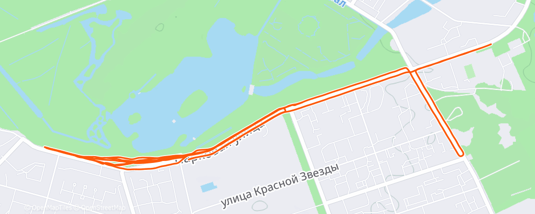 Map of the activity, 3×2k