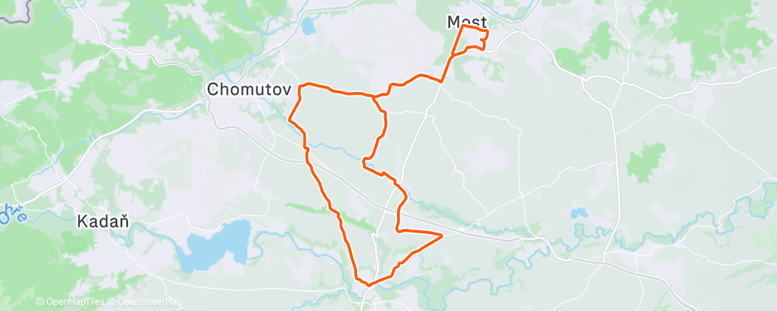 Map of the activity, Morning Ride