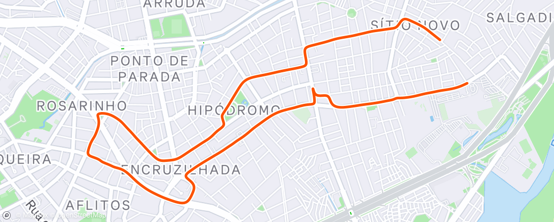 Mapa de la actividad, Feliz Natal 🏃👟