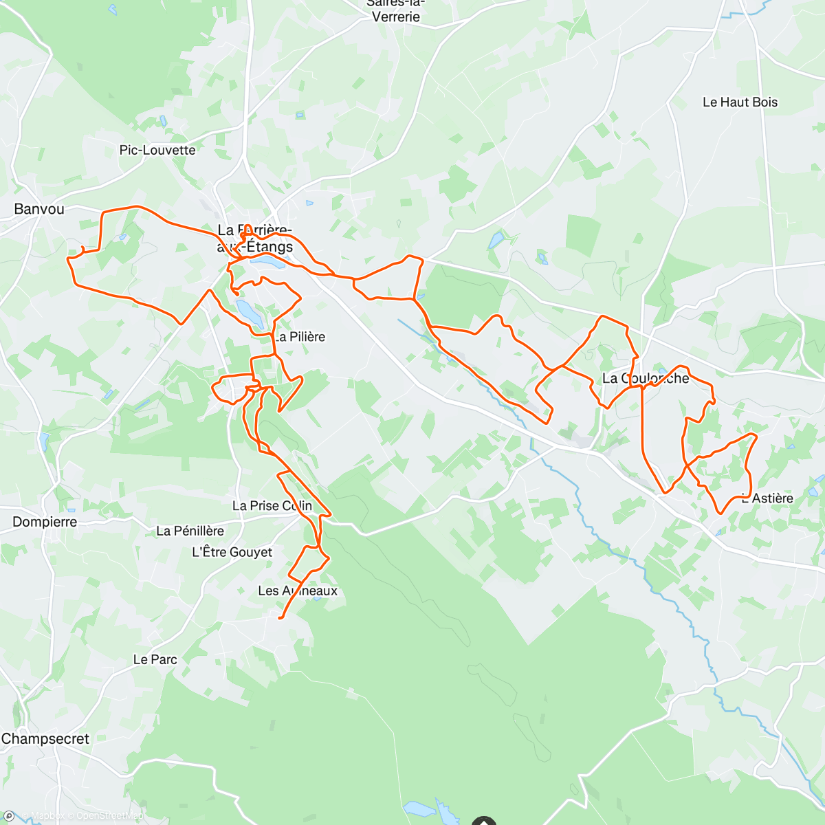 Mappa dell'attività MTB Day : Balade de Noël dans les flaques ! 🚴‍♂️💦