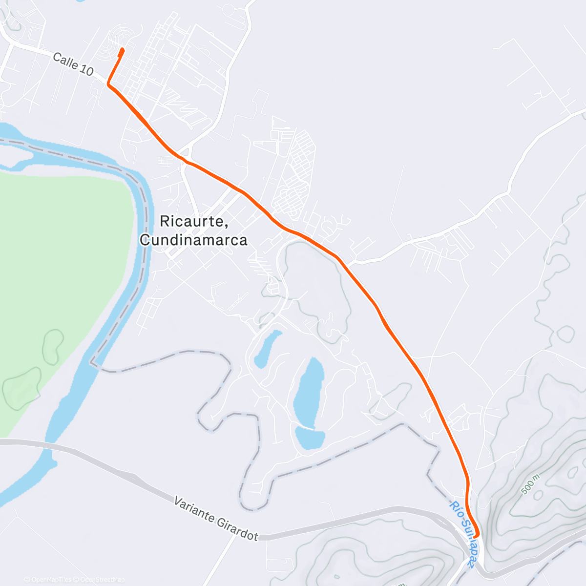 Карта физической активности (Morning Run)