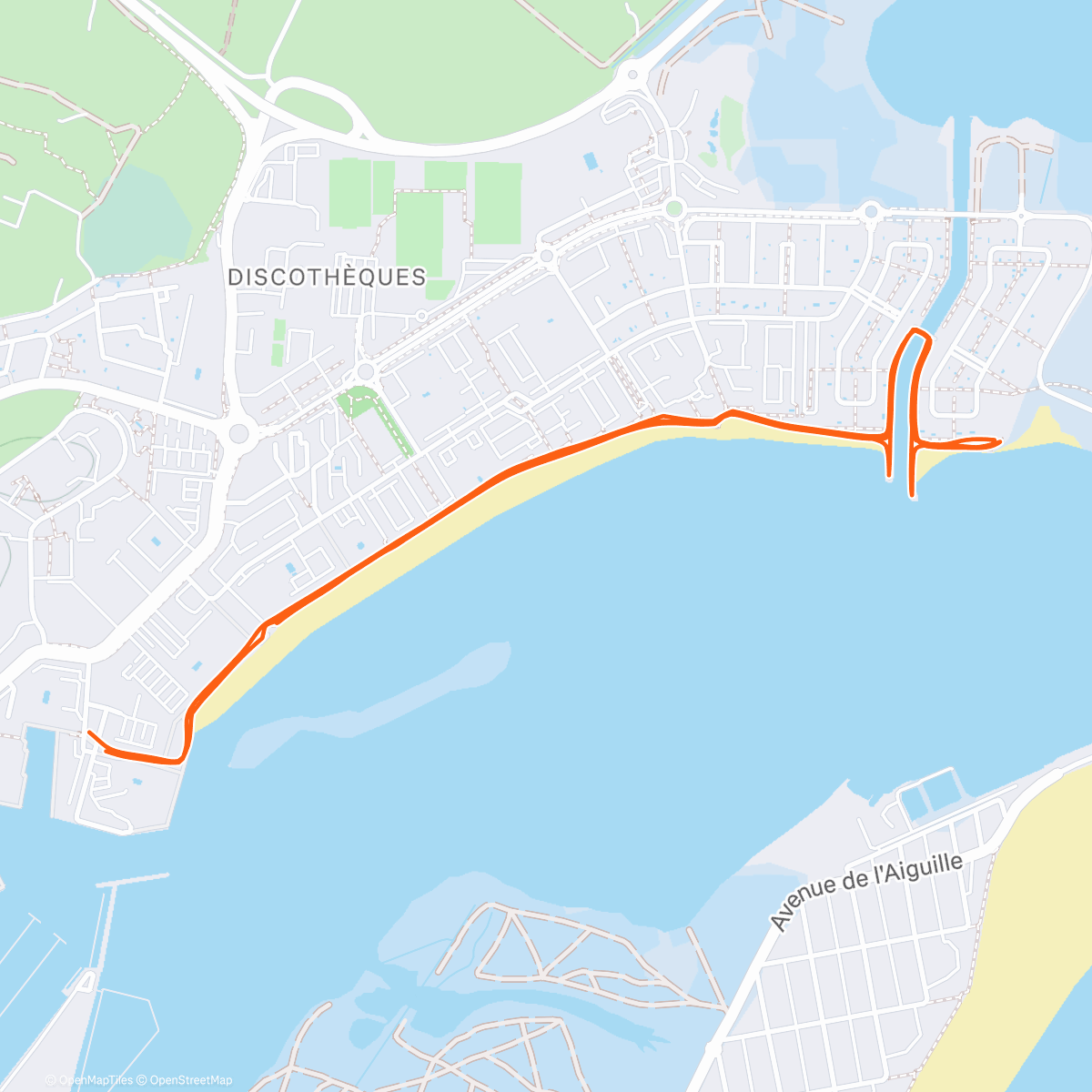 Map of the activity, Footing Grazel 🏃🌤️