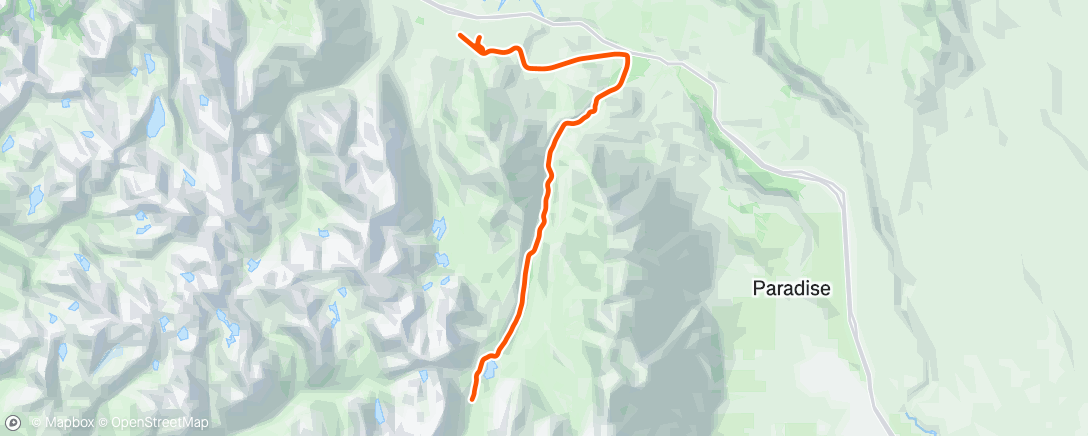 Map of the activity, Rock creek