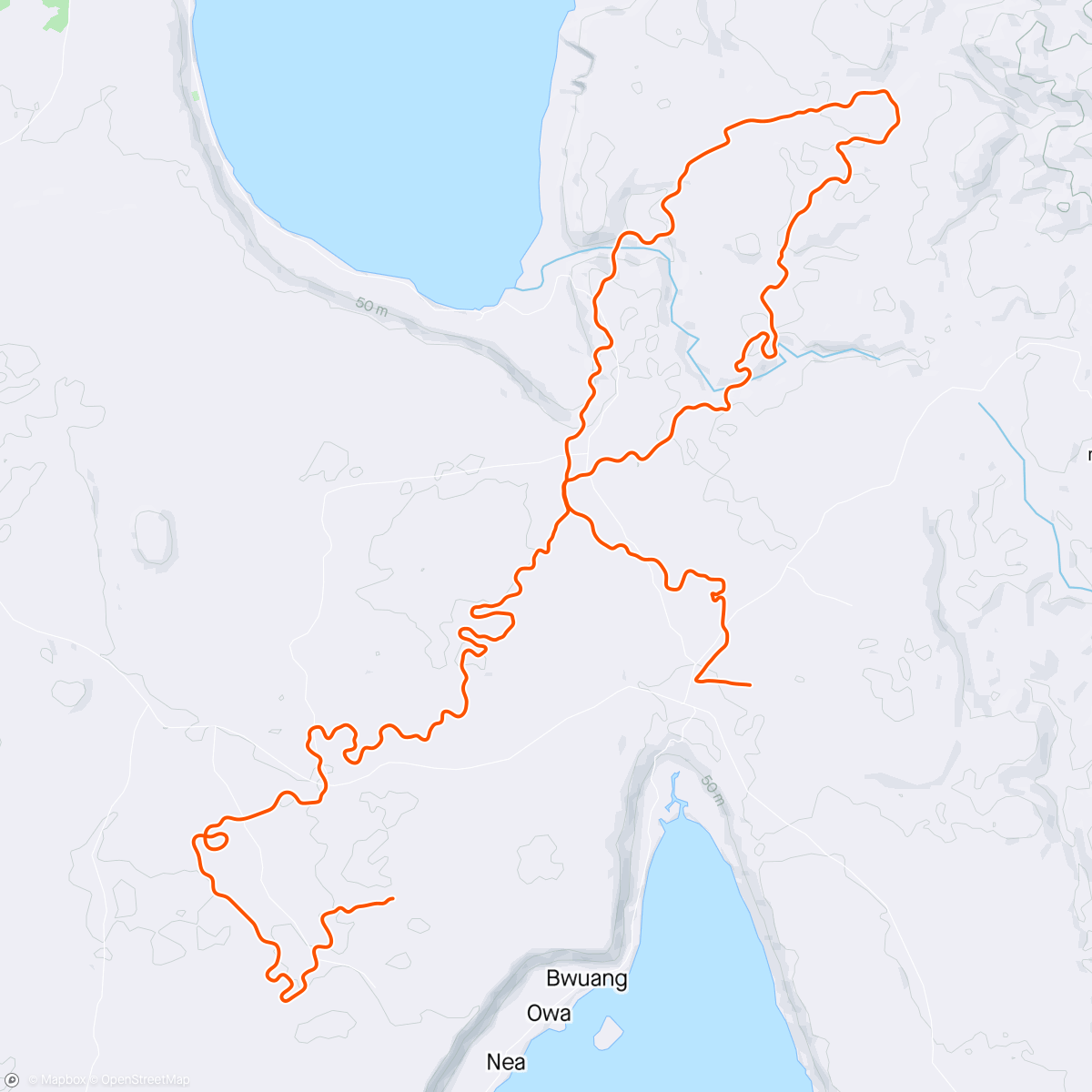 Map of the activity, Zwift - 2024년4월17일
