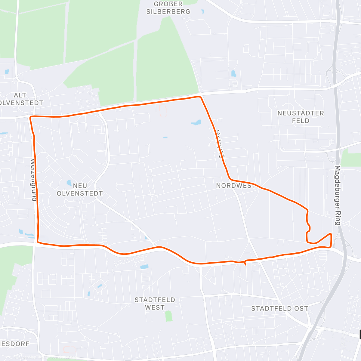 Map of the activity, buonmoino