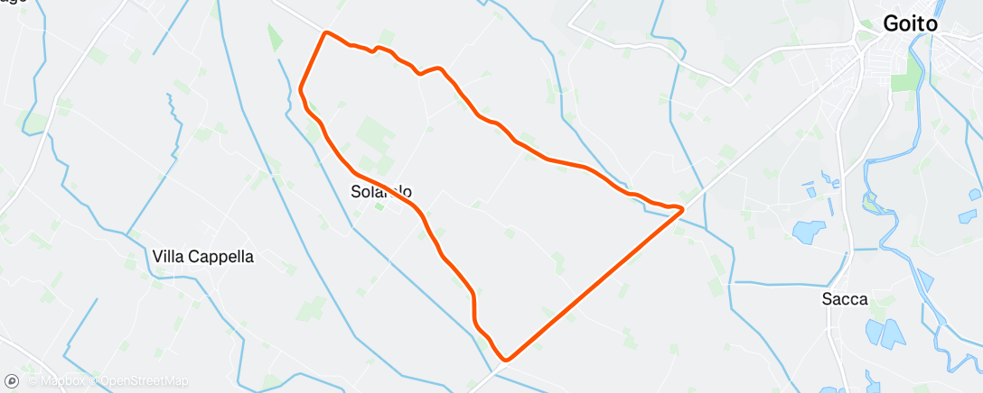 Map of the activity, Morning Ride