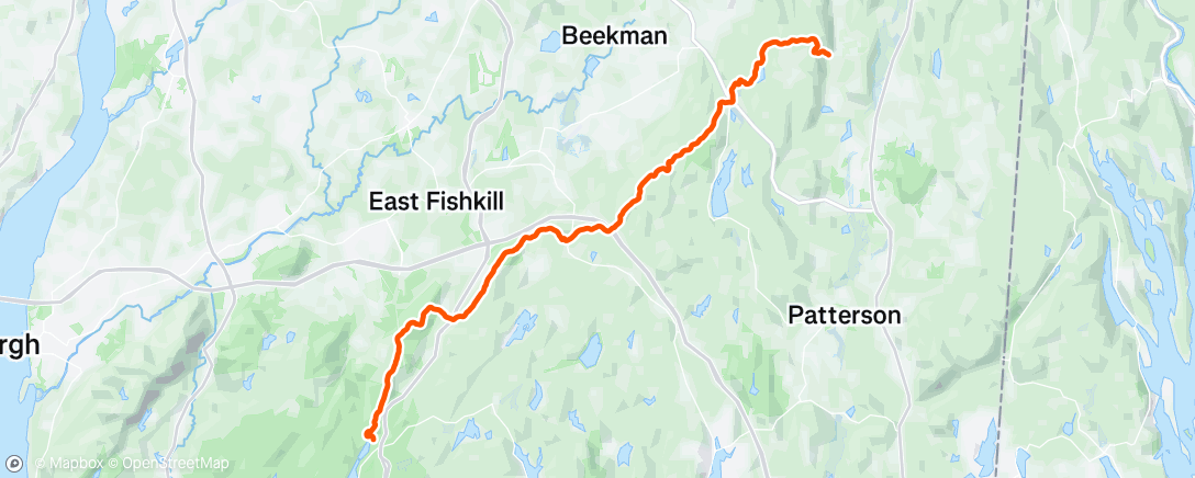 Map of the activity, AT Day 55: real tears