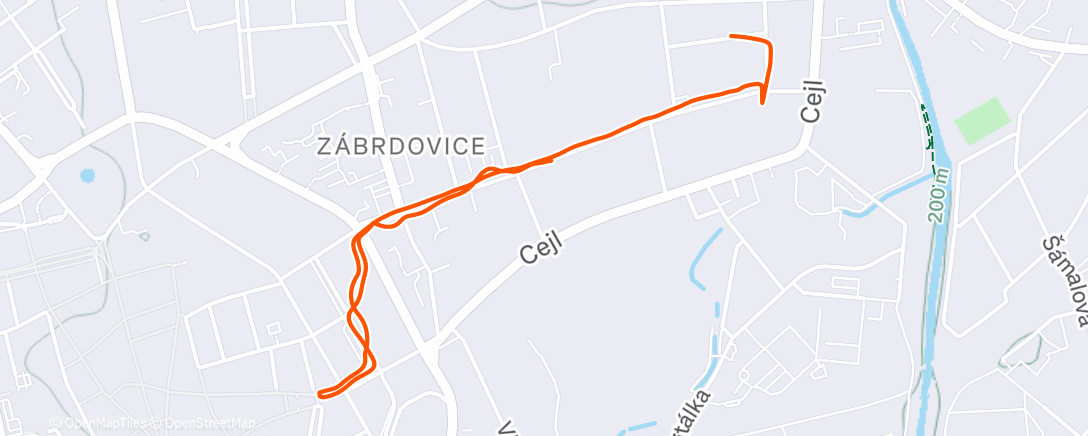 Карта физической активности (Morning Run)