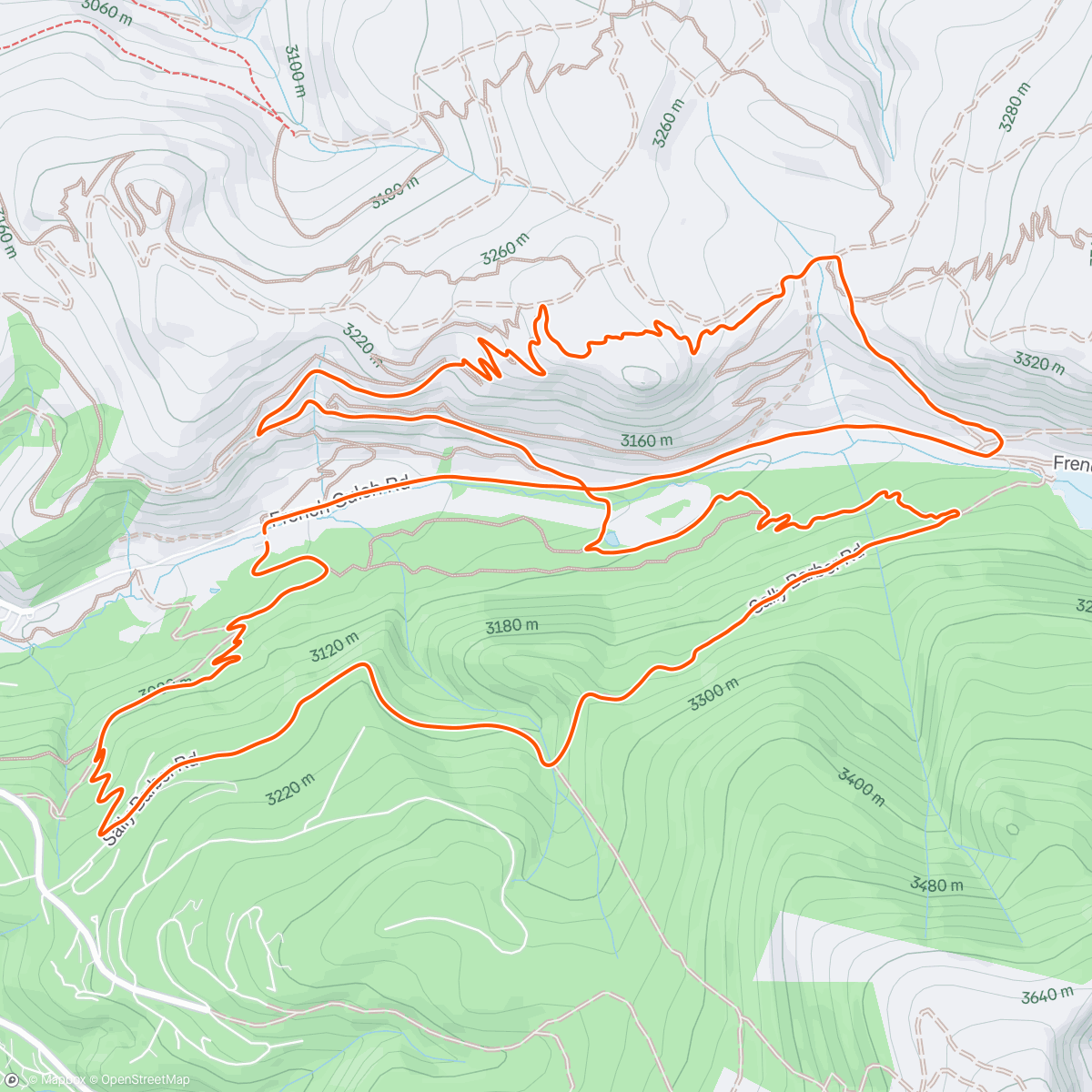 Map of the activity, SMC#2: Tour de French Gulch