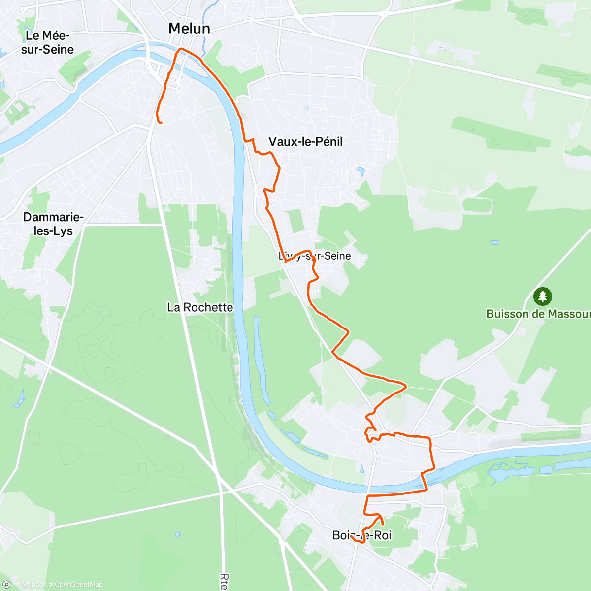 Map of the activity, GR1 partie 14