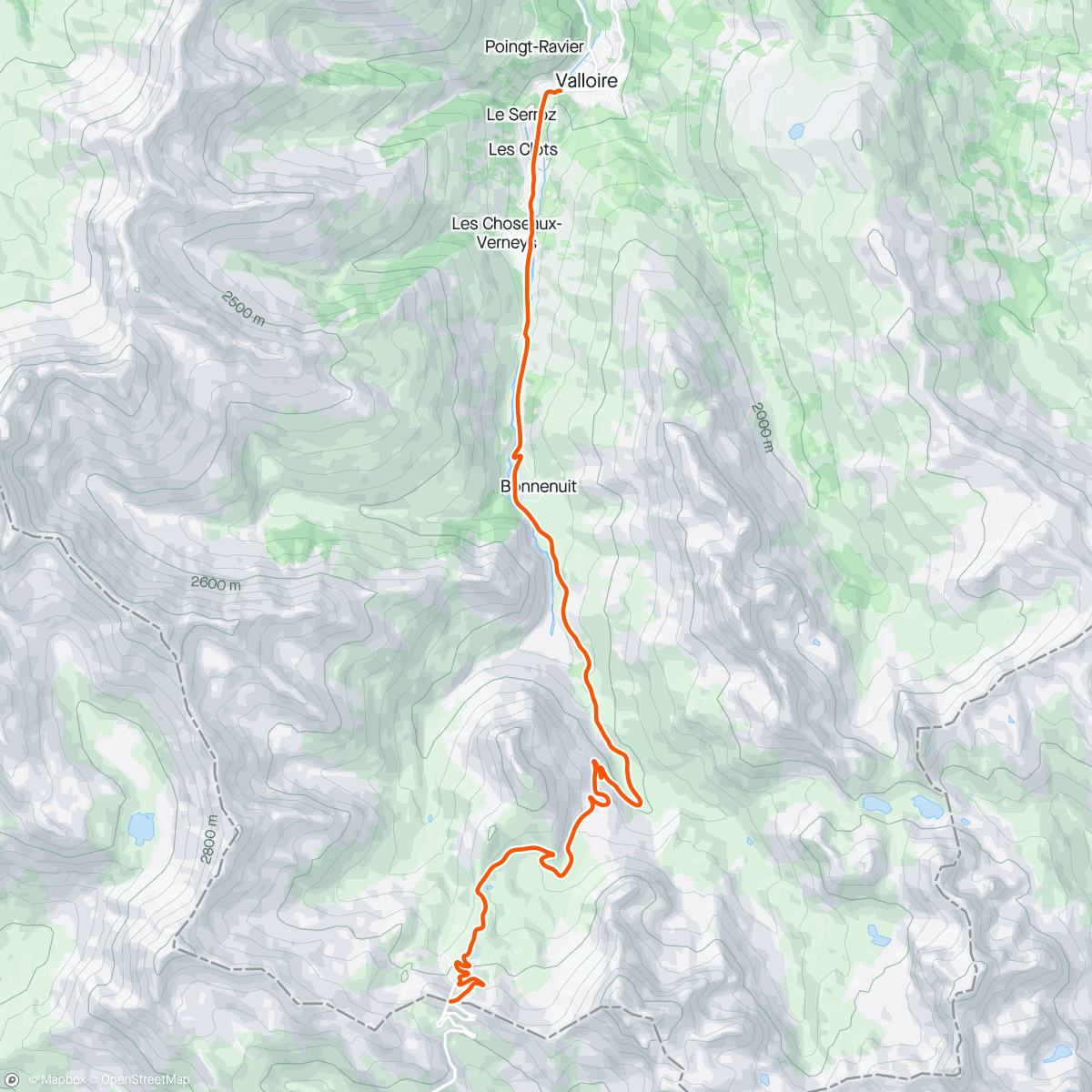 Kaart van de activiteit “France: Col du Galibier Downhill”