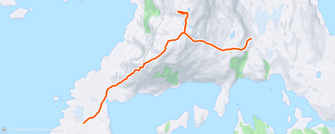 Map of the activity, Hovden